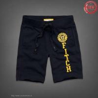 heren abercrombie and fitch athletic shorts zwart geel Kleren Site 7t5jw979